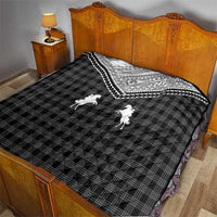 Aloha Hawaii Cowboys Paniolo Quilt Black Palaka LT7 - Polynesian Pride