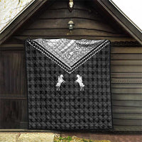 Aloha Hawaii Cowboys Paniolo Quilt Black Palaka LT7 - Polynesian Pride