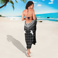 Aloha Hawaii Cowboys Paniolo Sarong Black Palaka LT7 - Polynesian Pride