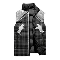 Aloha Hawaii Cowboys Paniolo Sleeveless Puffer Jacket Black Palaka LT7 - Polynesian Pride