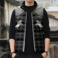 Aloha Hawaii Cowboys Paniolo Sleeveless Puffer Jacket Black Palaka LT7 - Polynesian Pride