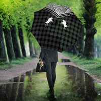 Aloha Hawaii Cowboys Paniolo Umbrella Black Palaka LT7 - Polynesian Pride