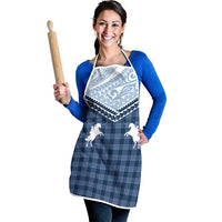 Aloha Hawaii Cowboys Paniolo Apron Navy Blue Palaka LT7 - Polynesian Pride