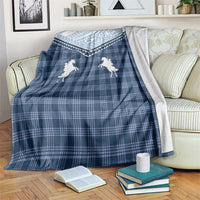 Aloha Hawaii Cowboys Paniolo Blanket Navy Blue Palaka LT7 Navy - Polynesian Pride
