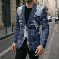 Aloha Hawaii Cowboys Paniolo Blazer Navy Blue Palaka LT7 - Polynesian Pride