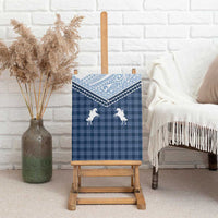 Aloha Hawaii Cowboys Paniolo Canvas Wall Art Navy Blue Palaka LT7 - Polynesian Pride