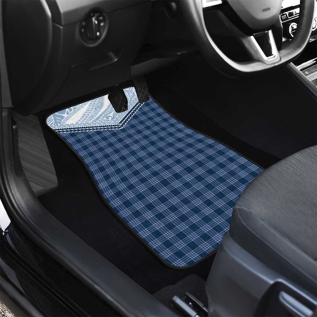 Aloha Hawaii Cowboys Paniolo Car Mats Navy Blue Palaka LT7 - Polynesian Pride