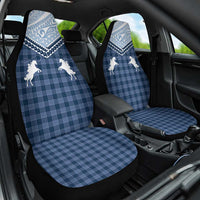 Aloha Hawaii Cowboys Paniolo Car Seat Cover Navy Blue Palaka LT7 One Size Navy - Polynesian Pride