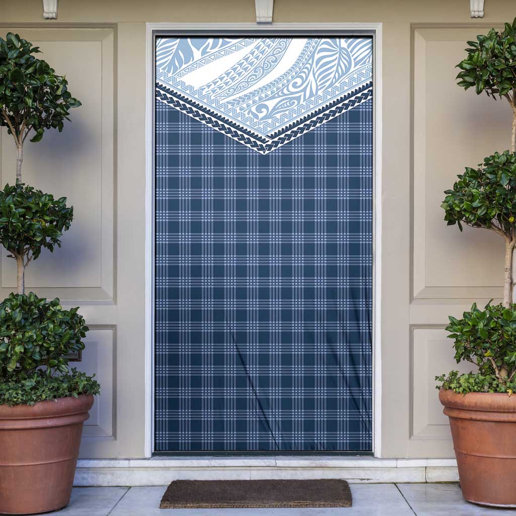 Aloha Hawaii Cowboys Paniolo Door Cover Navy Blue Palaka LT7 Navy - Polynesian Pride
