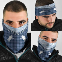 Aloha Hawaii Cowboys Paniolo Neck Gaiter Navy Blue Palaka LT7 - Polynesian Pride