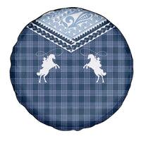 Aloha Hawaii Cowboys Paniolo Spare Tire Cover Navy Blue Palaka LT7 - Polynesian Pride
