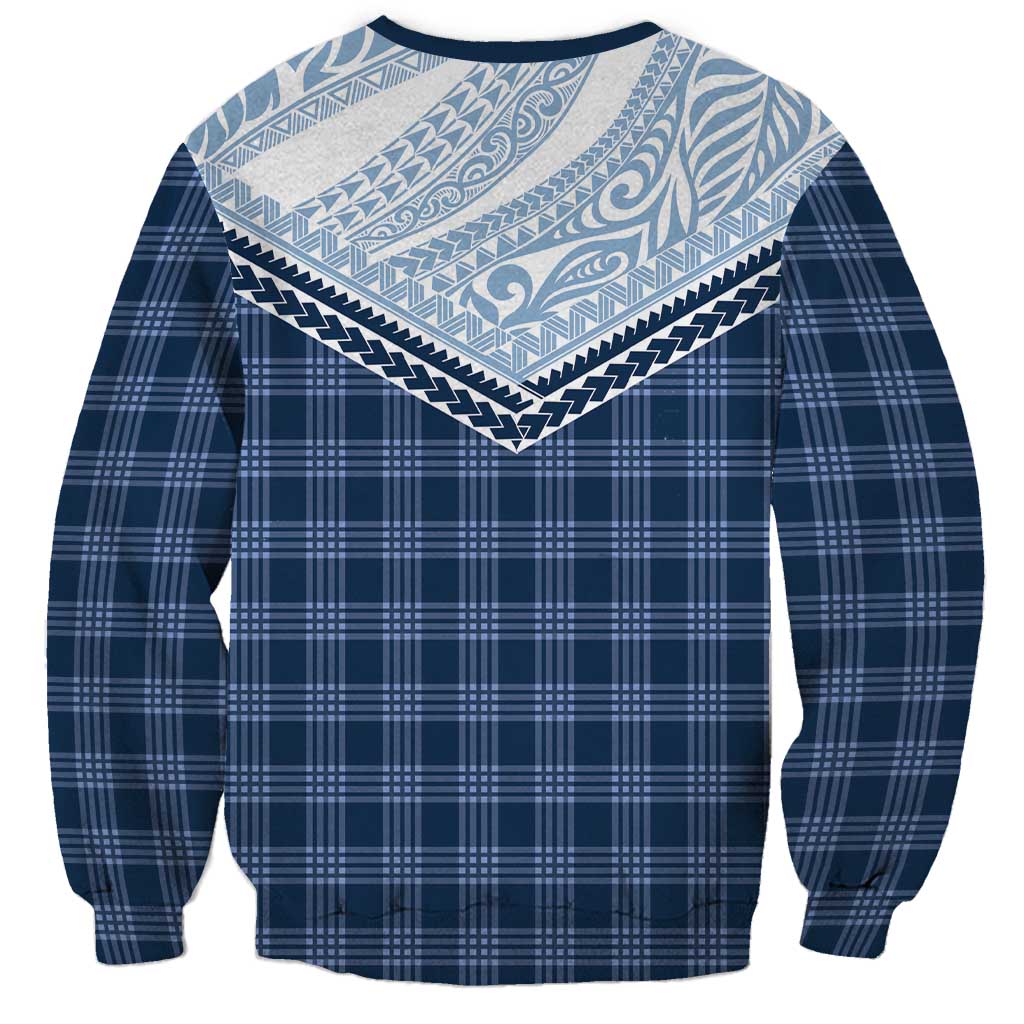 Aloha Hawaii Cowboys Paniolo Sweatshirt Navy Blue Palaka LT7 - Polynesian Pride