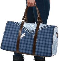 Aloha Hawaii Cowboys Paniolo Travel Bag Navy Blue Palaka LT7 - Polynesian Pride