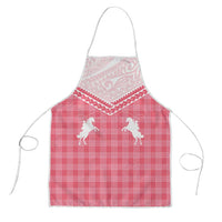 Aloha Hawaii Cowboys Paniolo Apron Rose Palaka LT7 Pink - Polynesian Pride
