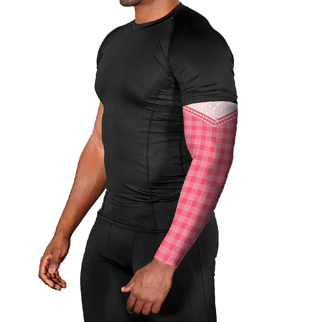 Aloha Hawaii Cowboys Paniolo Arm Sleeves Rose Palaka LT7 - Polynesian Pride