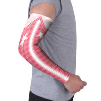 Aloha Hawaii Cowboys Paniolo Arm Sleeves Rose Palaka LT7 - Polynesian Pride