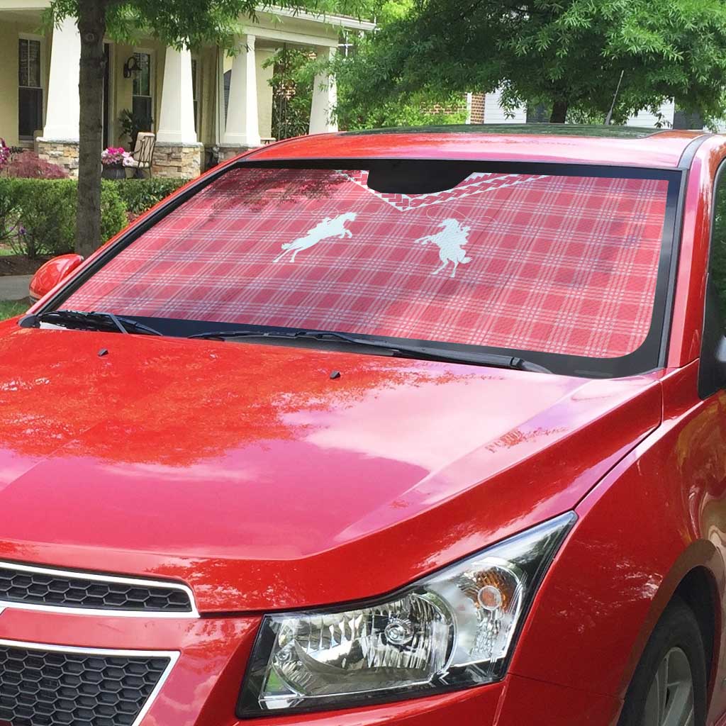 Aloha Hawaii Cowboys Paniolo Auto Sun Shade Rose Palaka LT7 - Polynesian Pride