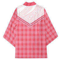 Aloha Hawaii Cowboys Paniolo Kimono Rose Palaka LT7 - Polynesian Pride