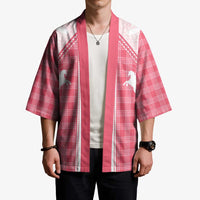 Aloha Hawaii Cowboys Paniolo Kimono Rose Palaka LT7 - Polynesian Pride