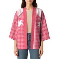 Aloha Hawaii Cowboys Paniolo Kimono Rose Palaka LT7 - Polynesian Pride