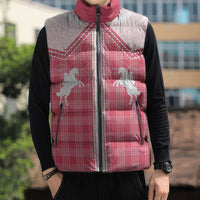 Aloha Hawaii Cowboys Paniolo Sleeveless Puffer Jacket Rose Palaka LT7 - Polynesian Pride