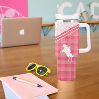 Aloha Hawaii Cowboys Paniolo Tumbler With Handle Rose Palaka LT7 - Polynesian Pride