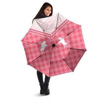 Aloha Hawaii Cowboys Paniolo Umbrella Rose Palaka LT7 - Polynesian Pride