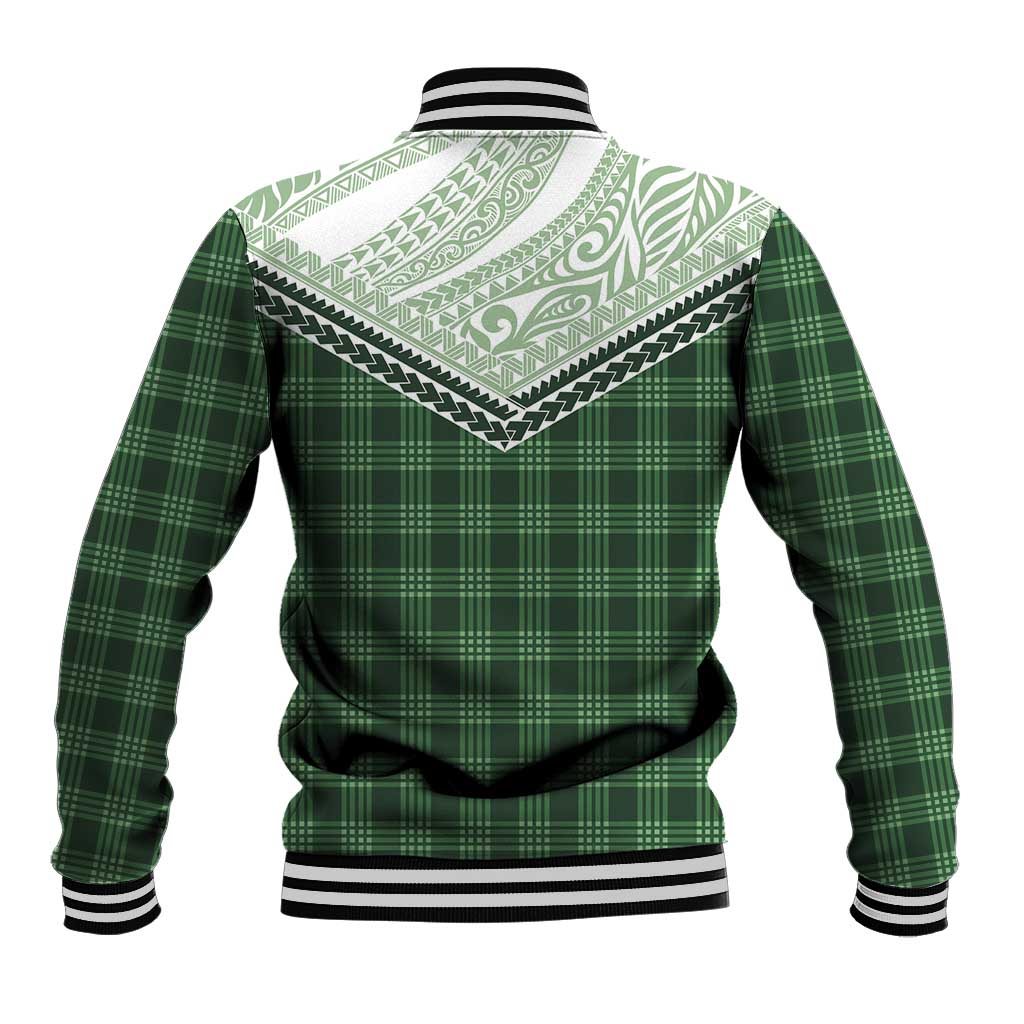 Aloha Hawaii Cowboys Paniolo Baseball Jacket Forest Green Palaka LT7 - Polynesian Pride