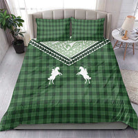 Aloha Hawaii Cowboys Paniolo Bedding Set Forest Green Palaka LT7 - Polynesian Pride