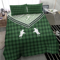 Aloha Hawaii Cowboys Paniolo Bedding Set Forest Green Palaka LT7 - Polynesian Pride