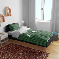 Aloha Hawaii Cowboys Paniolo Bedding Set Forest Green Palaka LT7 - Polynesian Pride