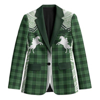 Aloha Hawaii Cowboys Paniolo Blazer Forest Green Palaka LT7 Unisex Dark Green - Polynesian Pride