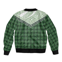Aloha Hawaii Cowboys Paniolo Bomber Jacket Forest Green Palaka LT7 - Polynesian Pride