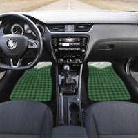 Aloha Hawaii Cowboys Paniolo Car Mats Forest Green Palaka LT7 Set 2pcs - Front Dark Green - Polynesian Pride