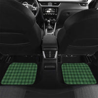 Aloha Hawaii Cowboys Paniolo Car Mats Forest Green Palaka LT7 Set 2pcs - Back Dark Green - Polynesian Pride