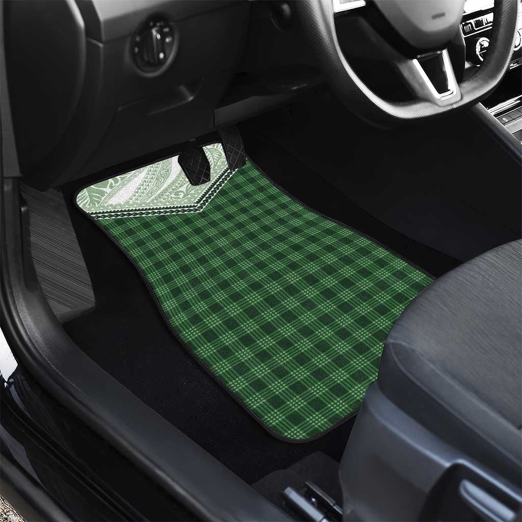 Aloha Hawaii Cowboys Paniolo Car Mats Forest Green Palaka LT7 - Polynesian Pride