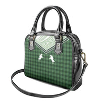 Aloha Hawaii Cowboys Paniolo Shoulder Handbag Forest Green Palaka LT7 - Polynesian Pride