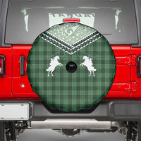 Aloha Hawaii Cowboys Paniolo Spare Tire Cover Forest Green Palaka LT7 - Polynesian Pride
