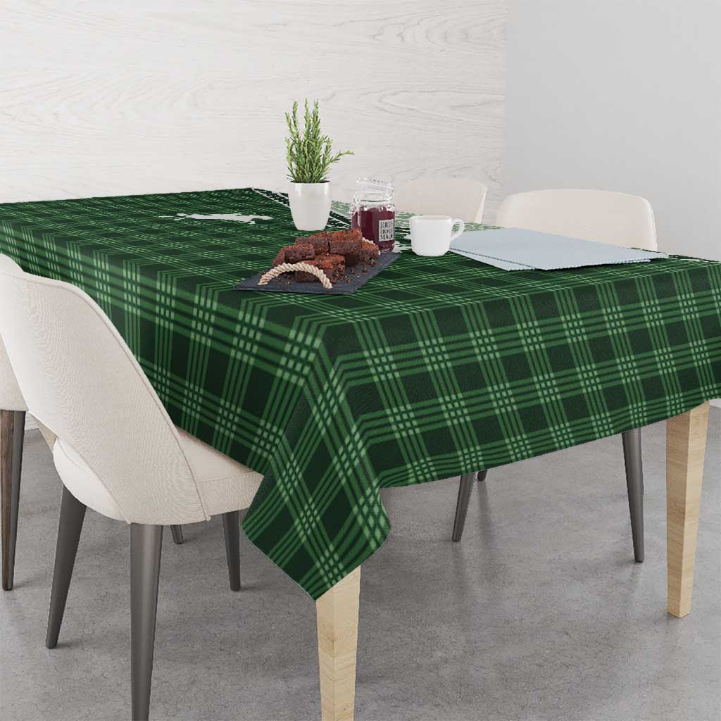 Aloha Hawaii Cowboys Paniolo Tablecloth Forest Green Palaka LT7 - Polynesian Pride