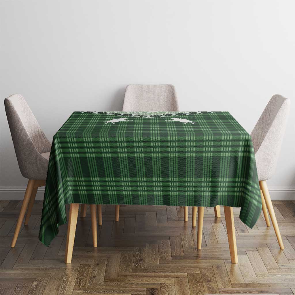 Aloha Hawaii Cowboys Paniolo Tablecloth Forest Green Palaka LT7 - Polynesian Pride
