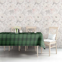Aloha Hawaii Cowboys Paniolo Tablecloth Forest Green Palaka LT7 - Polynesian Pride