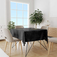 Kia Ora New Zealand Floral Tablecloth Black LT7 - Polynesian Pride