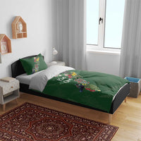 Kia Ora New Zealand Floral Bedding Set Sage Green LT7 - Polynesian Pride