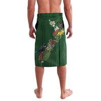 Kia Ora New Zealand Floral Personalized Lavalava Sage Green LT7 - Polynesian Pride