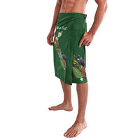 Kia Ora New Zealand Floral Personalized Lavalava Sage Green LT7 - Polynesian Pride