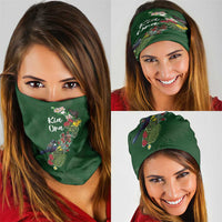 Kia Ora New Zealand Floral Neck Gaiter Sage Green LT7 - Polynesian Pride