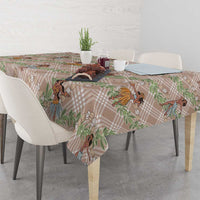 Beige Palaka Hula Girls Seamless Hawaii Aloha Tablecloth LT7 - Polynesian Pride