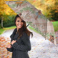 Beige Palaka Hula Girls Seamless Hawaii Aloha Umbrella LT7 - Polynesian Pride