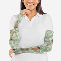 Mint Palaka Hula Girls Seamless Hawaii Aloha Arm Sleeves LT7 - Polynesian Pride