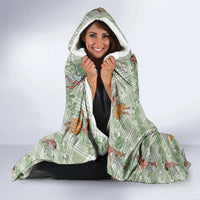 Mint Palaka Hula Girls Seamless Hawaii Aloha Hooded Blanket LT7 - Polynesian Pride